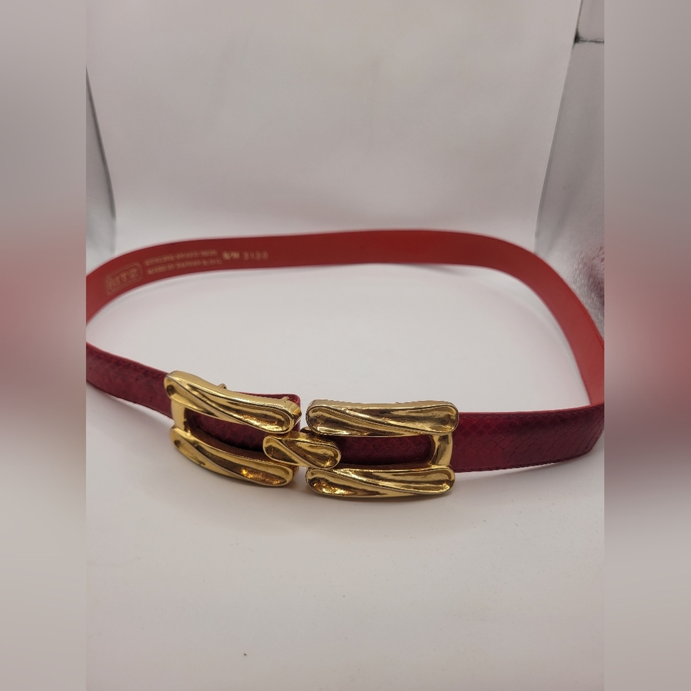 Vintage Ritz Snake Skin Belt